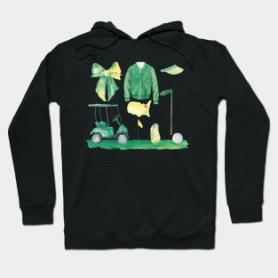 Masters Golf Tournament Coquette Bow Hoodie